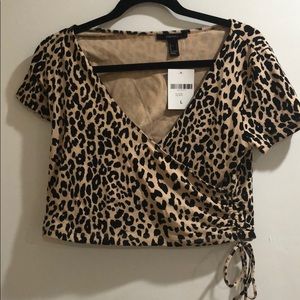 Forever 21 cheetah top!